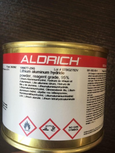 لیتیم آلومینیوم هیدرید 25G / کد 199877