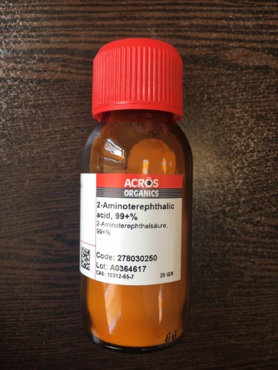 2-Aminoterephthalic acid بیست و پنج گرم / کد 278030250