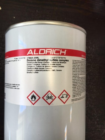 بوران دی متیل سولفید کمپلکس 25ml / کد 179825 ALDRICH