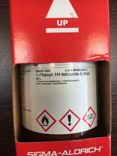 1-Phenyl-1H-tetrazole-5-thiol بیست و پنج گرم / کد 169897 SIGMA