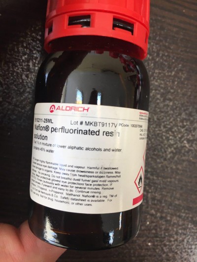 Nafion® perfluorinated resin solution  Green Alternative 25ML / کد 510211