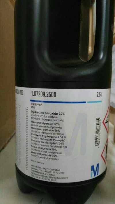 آب اکسیژنه 30% مرک 2.5 لیتری کد 107209