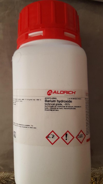 باریم هیدروکسید  250G / کد 433373