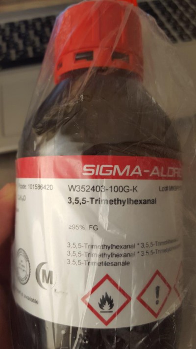 3,5,5-تری متیل هگزانال 100G / کد W352403