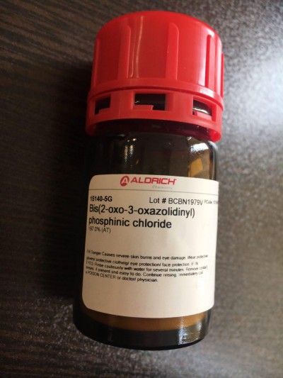 Bis(2-oxo-3-oxazolidinyl)phosphinic chloride  5G / کد 15140