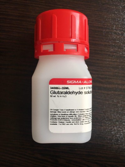Glutaraldehyde solution 25cc / کد 340855
