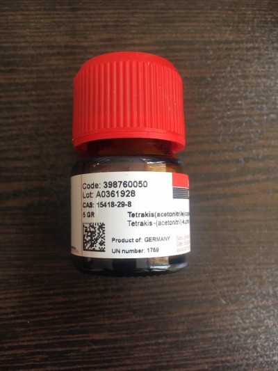 Tetrakis(acetonitrile)copper(I) tetrafluoroborate  5G / کد 398760050