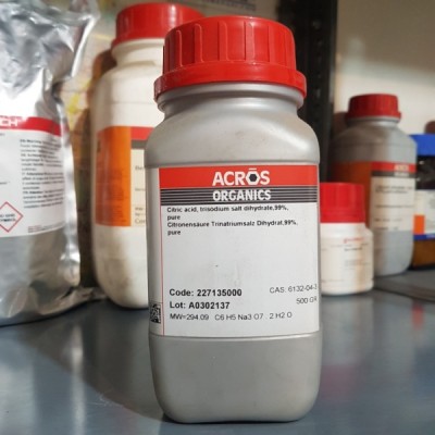 سیتریک اسید,تری سدیم سالت دی هیدرات 500G / کد  227135000