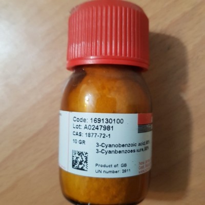 3-سیانوبنزوییک اسید  10g / کد 169130100