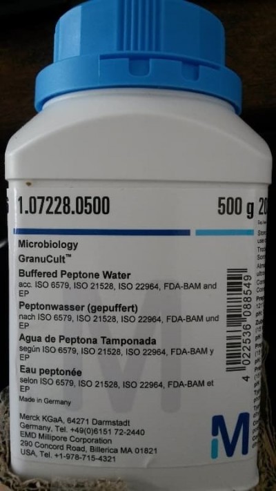 محیط کشت پپتون واتر 500g  کد 107228