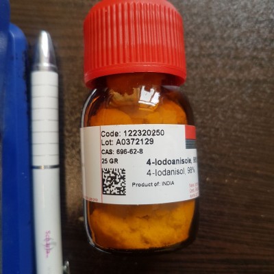 4 یدو آنیسول / 4-Iodoanisole / وزن 25 گرمی / کد 12232