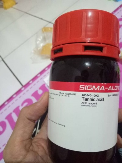 تانیک اسید سیگما آلدریچ 50 گرمی کد 403040