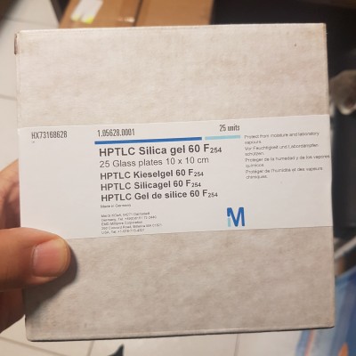 ورق HPTLC بسته بندی 25 عددی کد 105628 کمپانی مرک 