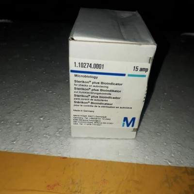 اندیکاتور استریل مخصوص اتوکلاو بسته 15 عددی بصورت آمپول کد 110274 مرک آلمان 