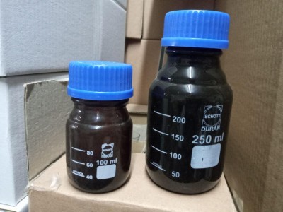 بطری در پیچدار در آبی 250 میلی کمپانی شات دوران 