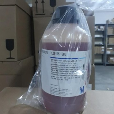 محلول شاخص اندازه گیری pH4-10 یک لیتری کد 109175 مرک آلمان 