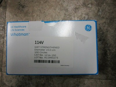 کاغذ صافی گرید 114V سایز 150 میلیمتر کد 1214150 ساخت کمپانی واتمن انگلستان 