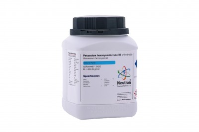 پتاسیم سیانو هگزافرات گرید Extra pure یک کیلوگرمی کد 1.1350 ساخت شرکت شیمی دارویی نوترون 