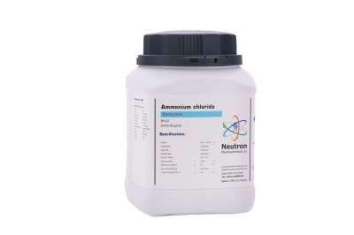 آمونیوم کلراید گرید Extra Pure 2.5 کیلوگرمی پلاستیکی کد 1.1820 ساخت شرکت شیمی دارویی نوترون