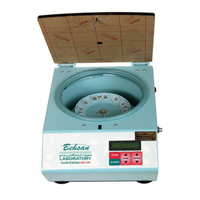 سریفیوژ 12 شاخه فول دیجیتال لوله 75*12 هدثابت 500 تا 2500 دور ( بانک خون ) ساخت شرکت بهسان