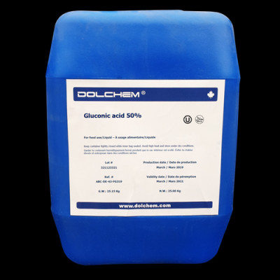 گلیکونیک اسید یا D-Gluconic acid بسته بندی 25 لیتری 