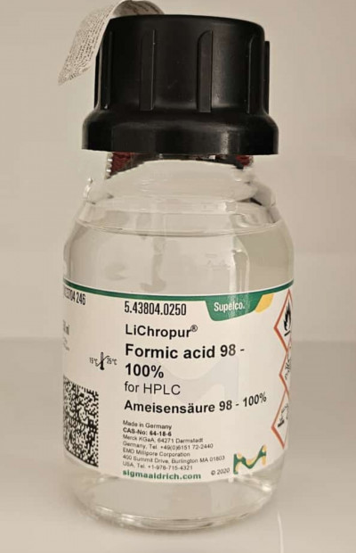 اسید فرمیک گرید HPLC مرک ۲۵۰ میلی کد ۵۴۳۸۰۴