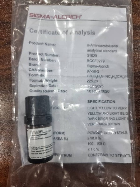 o-Aminoazotoluene