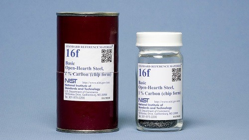 استاندارد NIST فولاد پایه، 1% کربن (فرم تراشه) | 150 گرمی | کد 16f