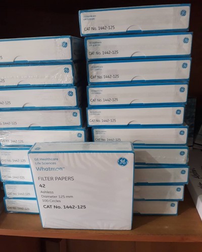 کاغذ صافی واتمن 42 سایز 125 میلیمتر بدون خاکستر 0.007%  کد 1442-125