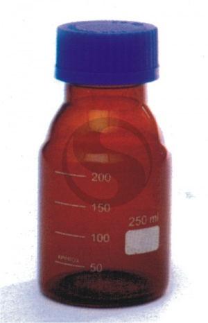 بطری در آبی