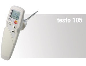 ترمومتر یا دماسنج میله ای  testo 105