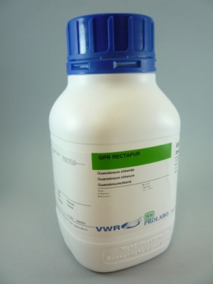 گوانیدینیوم کلراید 500 گرمی کد 28467-4M    ساخت شرکت VWR,BDH,PROLABO
