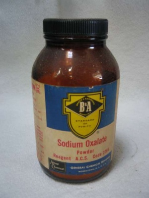 سدیم اگزالات 500 گرمی ساخت شرکت Allied Chemical