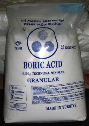 بوریک اسید 25 کیلویی ساخت ترکیه 