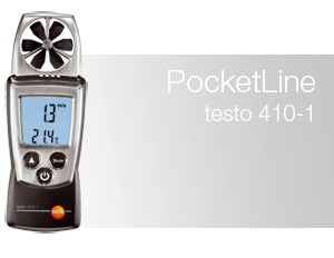 باد سنج دماسنج و رطوبت سنج مدل Testo 410-2 ساخت شرکت تستو آلمان