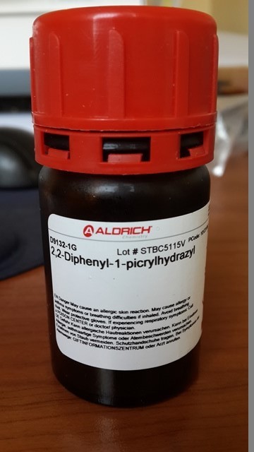 DPPH یا 2،2-دی فنیل-1-پیکریل هیدرازیل  سیگما 1 گرمی کد D9132