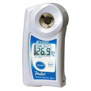 رفراکتومتر دستی دیجیتال 0.0 to 53.0 Brix مدل PAL-1 ساخت شرکت آتاگو ژاپن 