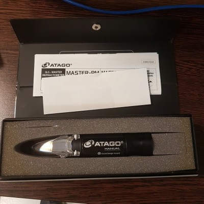 رفراکتومتر دستی چشمی  Master-53M جهت اندازه گیری بریکس 0.0 to 53.0% Brix ساخت شرکت آتاگو ژاپن
