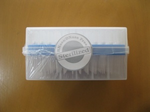 نوک سمپلر  10 - 100 µ   استریل-  فیلتردار- DNAse/RNAse free   همراه رک 96 خانه ساخت شرکت JET BIOFIL کانادا