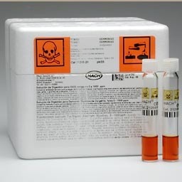 COD VIALS LR 10-150MG/L 1 * 25 ST (HACH)long  ویال سی او دی کد 2125851  ساخت هک آلمان