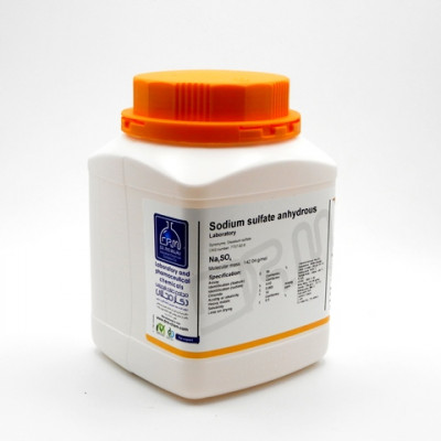 سدیم سولفات خشک extra pure ساخت شرکت دکتر مجللی 1 کیلوئی