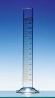 Cylinder measuring, capacity 1l, graduated, DURAN KI.A, ring division, subdivision 10.0ml, tolerance +-5.0ml, height +-5mm:470mm, conformity certified. 1 * 1 item (HIRSCHMANN) 
