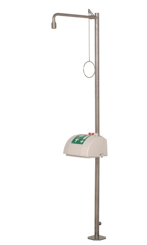 دوش و چشم شوی ایستاده استنلس استیل مدل BR 838 095 / ساخت کمپانی B-Safety آلمان