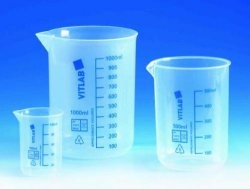 Griffin beakers, PP 	VITLAB 
