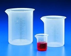 Graduated beakers, low form 	Kartell
