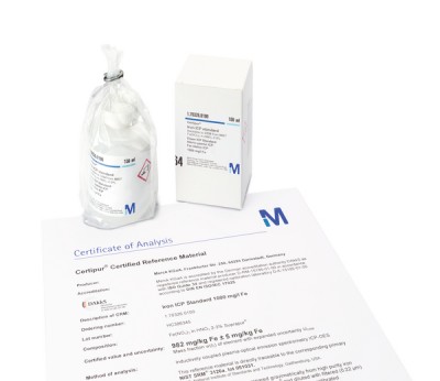 MERCURY ICP/MS STANDARD SUPPL. TO MULTI-ELEMENT STANDARD XXI (1.09498) 10 MG/L HG CERTIPUR 1 * 100 ml (MERCK (MDA) INCL SCHUCHARDT)  108623
