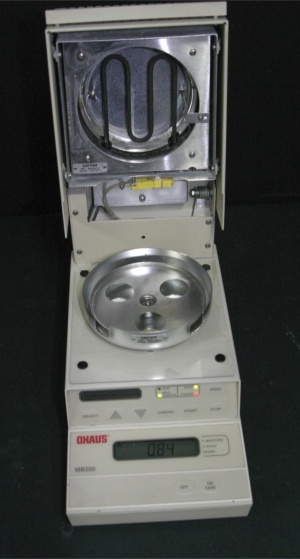 Ohaus MB200 Moisture Balance 1, inquire to confirm if available, used