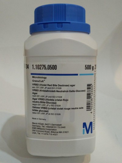 محیط کشت ویولت رد بایل دکستروز آگار | 500 گرمی | کد 110275 | مرک آلمان