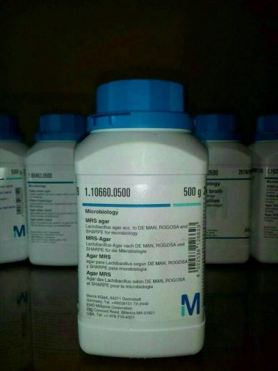 MRS آگار مرک 500 گرمی کد 110660