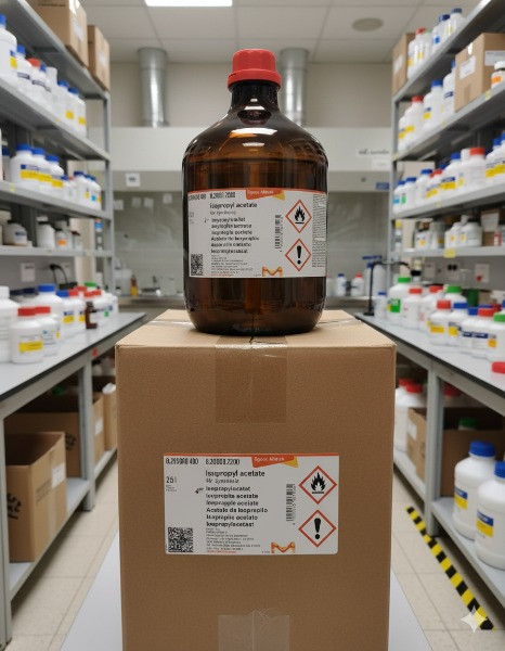 خرید و قیمت ایزو پروپیل استات ۲.۵ لیتری از مرک آلمان | کد 820560 | Isopropyl Acetate Merck Germany